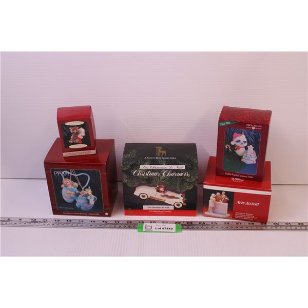 (5) Christmas Ornaments (New Old Stock)