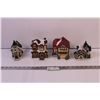 Image 1 : (4) Christmas Village Houses (New Old Stock)