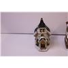 Image 2 : (4) Christmas Village Houses (New Old Stock)