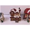 Image 4 : (4) Christmas Village Houses (New Old Stock)