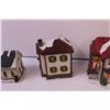 Image 5 : (4) Christmas Village Houses (New Old Stock)