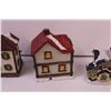Image 7 : (4) Christmas Village Houses (New Old Stock)