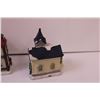 Image 9 : (4) Christmas Village Houses (New Old Stock)