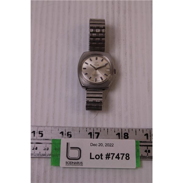 Enicar Star Jewels Automatic Stainless Steel Wrist Watch (works)