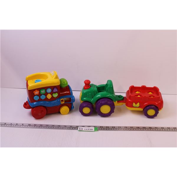 Toy Tractor and Train