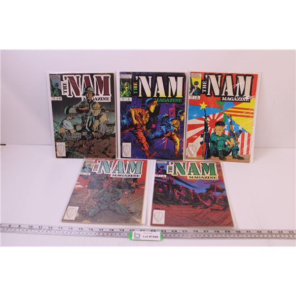 (5) The ‘Nam Magazine #4-8 - Marvel Comics 1988