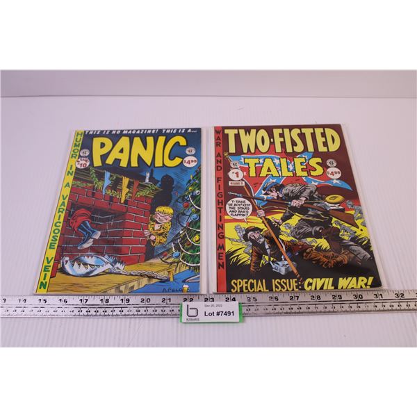 (2) Entertainment Comics (Panic #10 and Two-Fisted Tales #1)