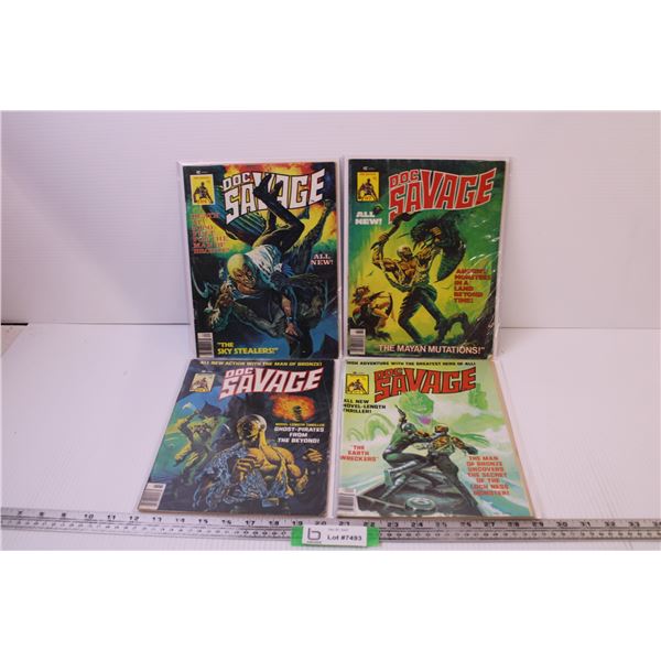 (4) Doc Savage Comics #4-7