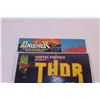 Image 4 : (2) Marvel Comics Thor ($1 cover) + The Punisher Magazine ($4.95 cover)