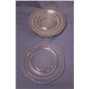 Image 8 : (5) Glass Dishes, Glass Candle Stick Holder, Set of 5 Small Plates, Set of 4 Etched Glass Plates