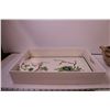 Image 8 : Tea Pot, Serving Tray w/ Matching Plates