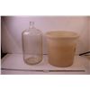 Image 1 : *Carboy and Plastic Tub