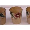 Image 8 : 6-Piece Maruhon Ware Sake Set (Chipping) +(5) Collectible Figures