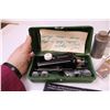 Image 2 : Singer Hand Sewing Machine, Hotbed Thermometer, Assorted Hardware + Misc