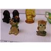 Image 3 : Pair of Owl Salt & Pepper Shakers, (2) Individual Salt or Pepper Shakers, (3) Avon Perfume Bottles, 