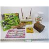 Image 1 : Deluxe Gold Pen Set - Power Team Weapons - Essential Oils - Juicer Misc Items