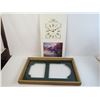 Image 4 : Framed Picture - Clock (untested -back is loose)