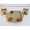 Image 6 : Plastic Salad Bowl Set - Dog Jacket (small) - Ceramic Shortbread Pan - Frying Pan - Grinder
