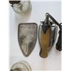 Image 2 : (2) Oil Lamps + Hotpoint iron