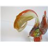 Image 3 : (2) Blown Glass Roosters (9 3/4" one is damaged)