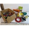 Image 1 : Assorted Tools - Sprinkler Hose - Knife Sharpener - Battery Blankets