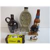 Image 3 : (4) Beer Steins - Bottles - Misc Items