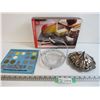 Image 1 : Cheese Board Set - Candy Dish - Butter Dish - Prime Ministers Coin Set (incomplete)