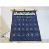 Image 4 : (3) Tree Skirts - December Calendar Banner - (2) Small carpets - Table Runners