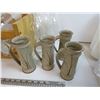 Image 3 : Wine Bottle Stand - (12) Wine Bottles - (4) Mugs - (8) Glasses