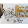 Image 4 : Wine Bottle Stand - (12) Wine Bottles - (4) Mugs - (8) Glasses