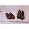 Image 1 : Pair of size 11 Hiking Boots + Slip on Shoes (No Size)