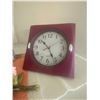 Image 5 : 3 Assorted Wall Clocks,  2 Are Quartz and 1 is embroidered. Decorative Glass Flower and Wish Elephan