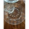 Image 2 : National Silver - Thumb Print - 8 Piece Crystal Snack Set and Tiered Snack Server
