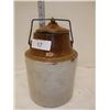 Image 1 : pickle crock 1 gal w/ lid, light brown