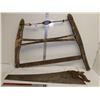 Image 1 : old buck saw & 5 button Disston & Son hand saw