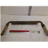 Image 2 : old forged large draw knife