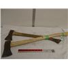 Image 1 : 2 axes good handles: 1 forged, 1 Ardex
