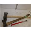 Image 2 : 2 axes good handles: 1 forged, 1 Ardex