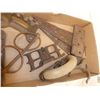 Image 2 : misc box wrenches, weights, hinges, plane, etc