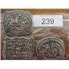 Image 1 : 3 miniature NFR Hesston belt buckles: