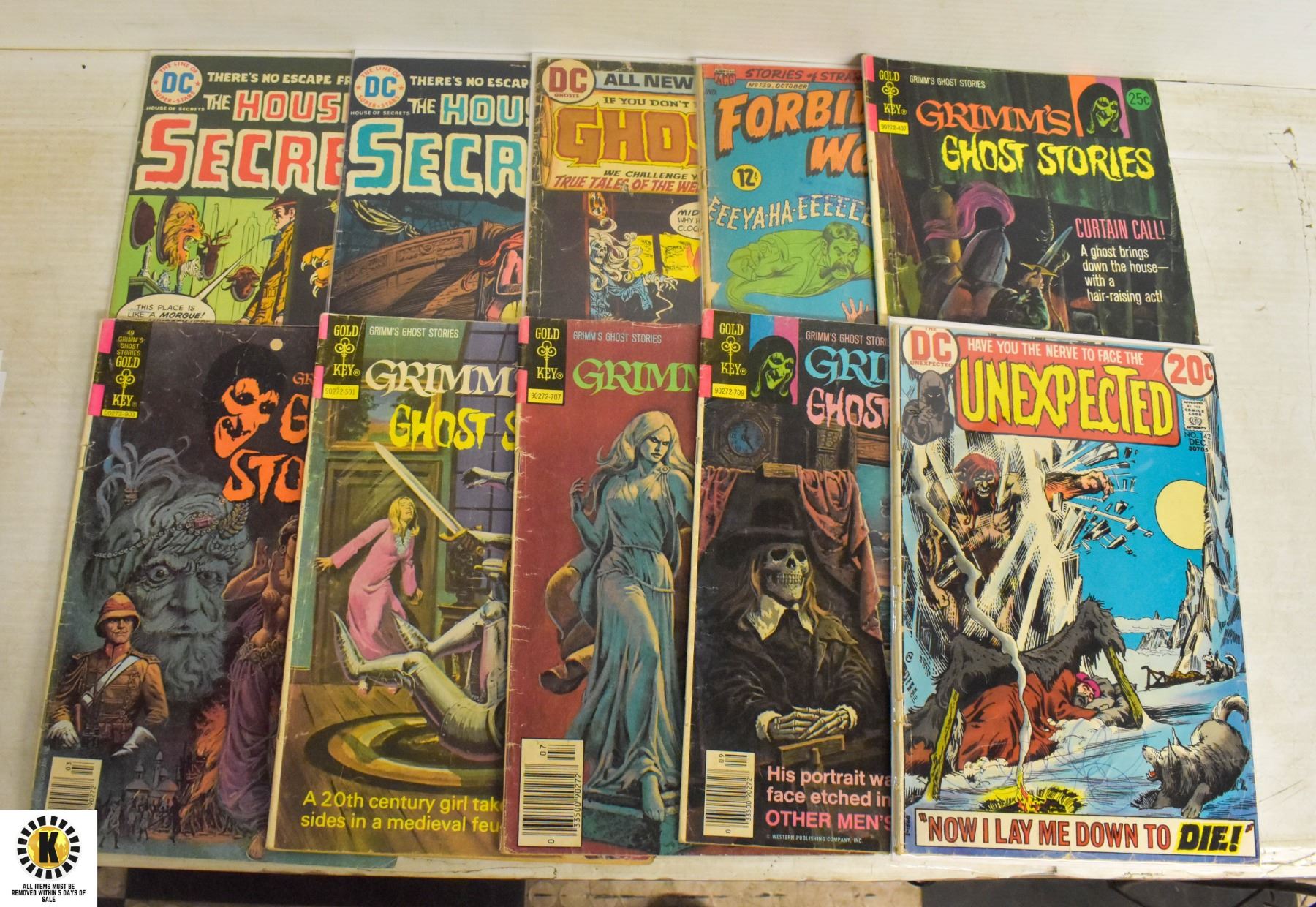 10 HORROR COMICS