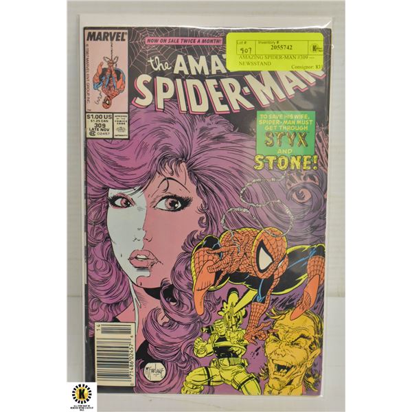 AMAZING SPIDERMAN 309 NEWSSTAND