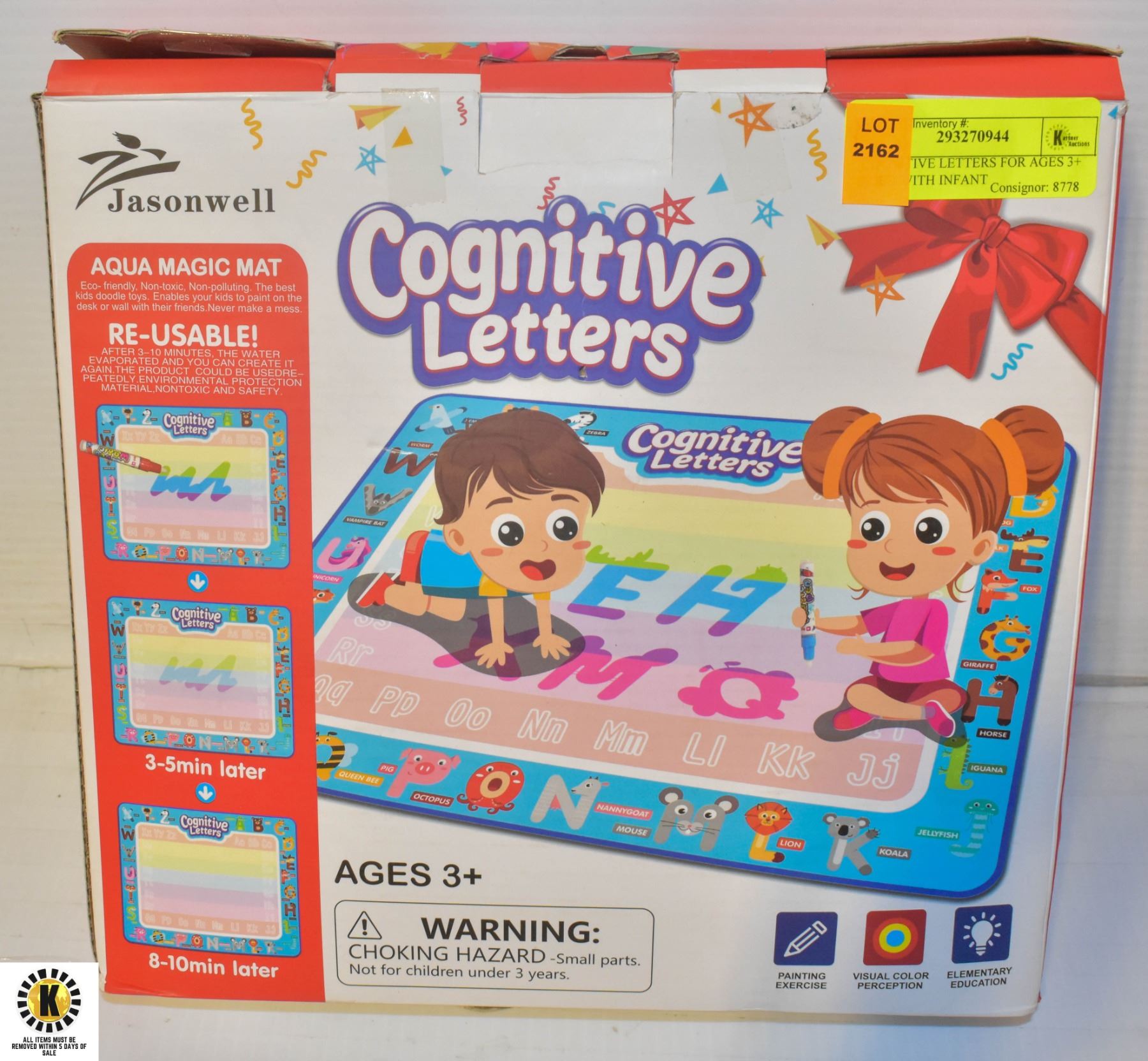 Cognitive Lettering COGNITIVE LETTERS FOR AGES 3+ SOLD WITH INFANT