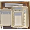 Image 1 : PLASTIC BASKET ORGANIZERS- LOT OF 12