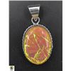 Image 1 : #19-AUSTRALIAN TRIPLE OPAL PENDANT