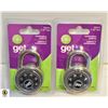 Image 1 : 2 NEW SEALED HEAVY DUTY COMBINATION PAD LOCKS