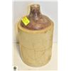 Image 1 : VINTAGE STONEWARE CROCK - WITH CHIP, FOR DCOR