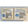 Image 1 : VINTAGE (NEW IN BOX) SET OF 2 REALISTIC
