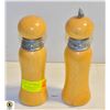 Image 1 : VINTAGE WOOD SALT SHAKER & PEPPER GRINDER