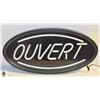 Image 1 : LED FRENCH OPEN SIGN  " OUVERT "